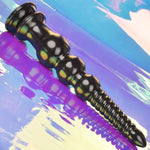 12.4 Inch Anal Beads Trainer With Suction Cup Black Butt Plug Cone Anal Stretcher Prostate Massager Dilator Sex Toy For Women Men Masturbation