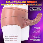Realistic Strap On Harness, Penis Extender Sleeve Dick Enlarger, Silicone Wearable Dildos Panty, Hollow Dildo Huge Cock Sleeve, Pennis Sleeves For Men For Sex