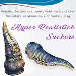 Big Tentacle Dildo Octopus Adult Toy Fantasy Premium Silicone Anal Plug Monster Prostate Massager Hand-Free Thick Sex Toys with Strong Suction Cup Dildos for Women Vagina G Spot Anal Play (8.6 inch)