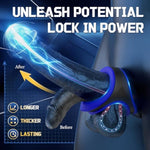 Sex Toys Silicone Penis Ring Cock Ring Set, 2In1 Cockring Adjustable Tightness For Erection Enhancing Long Lasting Stronger For Longterm Wear/Hardcore Sex, Adult Sex Toys For Men Or Couple Pleasure