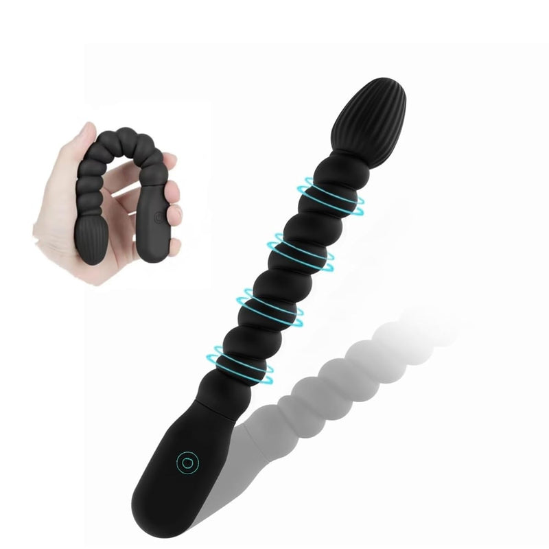 Anal Beads Butt Plug Adult Sex Toy, Sex Toys Clitoris G Spot Anal Stimulator With 10 Powerful Vibration Mode For Couples, Rechargeable Anal Plug Vibrator Male Prostate Massager For Men