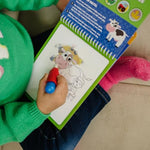 Farm Aqua Brush Activity Book for Kids, Reusable Mess-Free Water Coloring