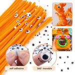 100pcs Golden Yellow Chenille Stems Pipe Cleaners 6mm x 12 Inch Fuzzy Sticks