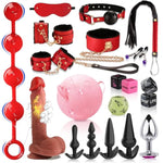 20Pcs Anal Plug Adult Sex Toys,Bdsm Bondage Sex Restraints Set With Dildo Anal Toys And Anal Beads Butt Plug,Sex Kit Adult Toys For Men Women And Couples