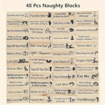 Super Naughty Block Tower Games,Sex Blocks Games Valentine Tumbling Tower Stacking Blocks Game, Couple Activities & Date Night Ideas, Wooden Naughty Date Night Ideas For Adults Night Party Game Gift
