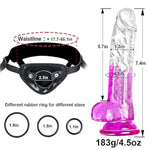 Realistic Samll Dildos, Harness & Strap-On Set, Wearable Sex Strap-On With 7 Inches Dildo, Adult Beginner Sex Toys For Female Masturbation, Lesbian Cute Sex Toys