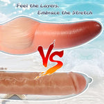 9" Fantasy Knot Dildo with Tapered Cone Tip, 2.48" deep Sea Creature Toy