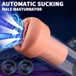 Penis Pump Male Sex Toy - Male Masturbator With Realistic Pocket Pussy, Led Display Dick Vacuum Pump With 4 Suction Modes For Ed Penis Trainer, Adult Sex Toys Blowjob Glans Stimulator