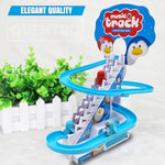 Penguin Slide Toy Set – Stair Climbing Roller Coaster With Sliding Tracks, 9 Racing Penguins & 3-Speed Switch – Lights, Music & Quiet Mode – Educational Playset For Kids & Toddlers