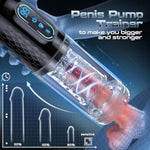 Automatic Male Masturbator Penis Pump - Upgraded Male Sex Toys For Men With 9 Sucking & Thrusting & Rotating Modes, Adult Toys Pocket Pussy Male Stroker Sex Toy Machine Blowjob Male Masturbators