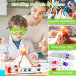 250+ Experiments Science Kits For Kids, Stem Activities Educational Science Kits Gifts With Chemistry Set, Erupting Volcano And Growing Crystal Tree