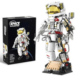 Space Astronaut Building Blocks Set For Adults And Kids, Stem Space Exploration Toy, Astronaut Model, Creative Spaceman Construction Kit, Ideal Christmas And Birthday Gift For Boys And Girls-652Pcs