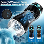 Automatic Sucking Male Masturbators - Upgraded 7 Vibration & Suction Hands Free Pocket Pussy Male Stroker With 3D Realistic Textured, Blowjob Toy Mens Adult Male Sex Toys For Men Sex Machine