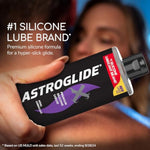 Astroglide Silicone Lube (12 oz), X Premium Personal Lubricant for Vaginal and Anal Sex, Extra Long-Lasting Silky Lube, Waterproof