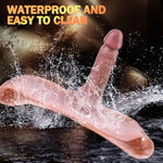 Silicone Wearable Dildo Panties,Male Penis Extender Sleeve With Strap-On Dildo, Realistic Penis Sleeve Cock Enlarge, Adult Sex Toys For Women Lesbian Couples Pegging