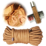 Bdsm Shibari Bondage Cotton Rope Kit For Bedroom Play Bondaged Rope For Sex Blindfold Silk Eye Mask,Adult Sex Toy For Women Couples'S Game,32 Feet 8Mm (3 Rope,1 Sm Collar,1 Satin Eye Mask)