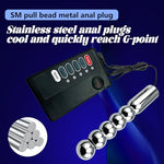 Electric Shock Butt Plug Estim for Men with 4 Electric Shock Modes BDSM