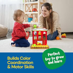 Electronic Pound A Ball Barn House, Interactive Fun Learning Toy Gift For 6 8 12 18 Month Old Baby & Toddlers, Montessori Early Development Drop Ball Toys, Gift For Boys & Girls 1-2 Years Old
