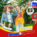 Binoculars For Kids Ages 3-8 Boy Binoculars Toys With Compass & Bird Watching Manual, Christmas Birthday Gifts For 3 4 5 6 7 8 Year Old Boys Girls Age 4-6 6-8 Toddler Outdoor Camping Toys