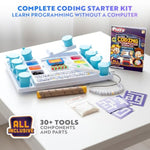 My First Coding & Computer Science Kit - Learn About Binary Codes, Encryption, Algorithms & Pixelation Through Fun Puzzling Activities Without Using A Computer For Boys, Girls, Teenagers, Kids