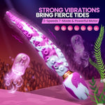 Octopus Monster Dildo Vibrator Wand Massager 8.58" With 7 Patterns Tentacle Adult Sex Toys For Woman Female Couple, G-Spot Clitoral, Anal Sexual Pleasure Waterproof Small Quiet