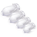 Big Butt Plug Trainer (Clear L) + 12.6 Inch Huge Realistic Dildo