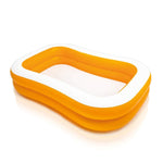 Swim Center Inflatable Family Pool: 159 Gallon Capacity – 90" x 60" x 19" – Color May Vary