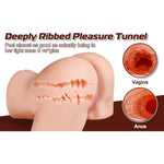 Sex Butt Ultra Soft Male Sex Dolls Male Masturbators Extremely Realistic Male Sex Buttocks 3Dtextured Vagina And Anal Channels Adult Sex Toys & Games (10Lb-Flesh)