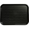 Café Standard Cafeteria / Fast Food Tray, 12" x 16", Black