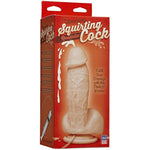 Doc Johnson The Amazing Squirting Realistic Cock with 1 oz. Bottle of Splooge Juice - Vanilla