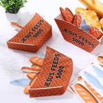 12 Sets Jesus Feeds 5000 Felt Bible Craft Kit for Sunday School & VBS