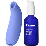 Aer Periwinkle & Aloe Lube For Women Bundle - Massager For Women And Made With Aloe Vera - Personal Lubricant (2Oz)