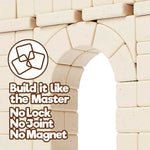 Ancient Roman Arch Stem Toys Premium Educational Stackable Building Blocks, For Kids Ages 7 8 9 10+ Years Old, Indoor Architectural Kit Construction Games, Montessori Children Toys 69 Pcs