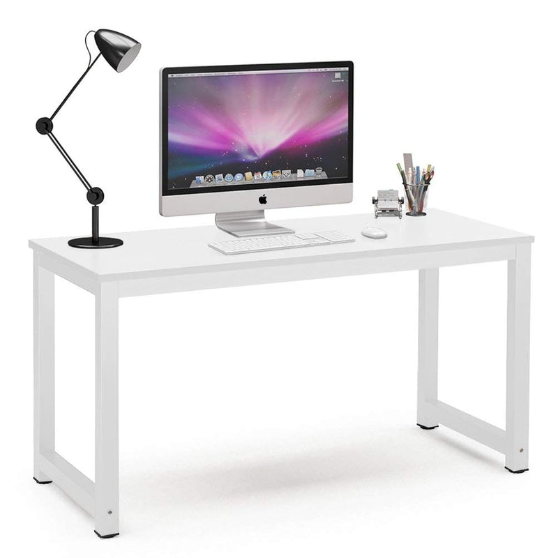 Computer Desk, 55 Inch Large Office Desk Computer Table Study Writing Desk For