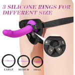 Strap On Dildo Harness Adult Sex Toys For Pegging, Wearable Strap On With Adjustable Realistic G-Spot Silicone Dildos, Anal Dildo For Lesbian Gay Couple Vaginal Anal Play