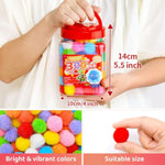 300pcs 1inch Green Pom Poms for Arts and Crafts, Pom Pom Balls, Craft Pom Poms