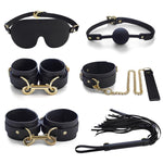Bdsm Restraints Sex Toys 10Pc Bondage Restraints Set Fetish Bed Restraints Kits For Beginners,Gang Ball Play, Vibrators Massagers, Bondage Kit For Couples Sex(Black)