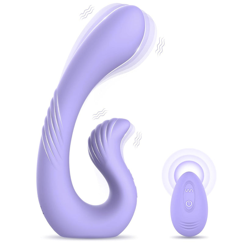 Vibrators Remote Control Rabbit G Spot Vibrator, Dual Motor Vibrating Dildo Antler-Design Sex Toy With 10X10 Powerful Vibration Modes, Clitoral Anal Stimulator Adult Sex Toys For Women Couples