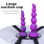 Extra Large Suction Cup Dildo Mount Sex Saddle Swing Chair, Realistic G-Spot-Dildo Pillow Hands-Free Strapped Riding Adult Toy, Women Gay Machine Platform Base Couples Sex Toy (Dildo-Not-Included)
