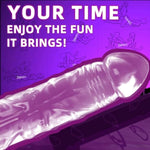 Anal Plug Training Sets?9.64/8.07/7 Inch Super Long 3 Sizes Transparent Anal Dildos With Strong Suction Cup Anal Prostate Vaginal G-Spot Sex Toys For Women Men And Couples