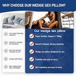 Sex Position Pillow Inflatable Sex Cushion - Sex Inflatable Pillow For Deeper Position Support Adults Sex Toy Inflatable Ramp Sex Furniture Couples Toy Bedroom For Men Women Couples (Blue)