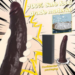 3-Pack Realistic Black Dildos, Soft Anal Dildo Trainer Set Adult Sex Toys