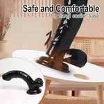 Thrusting Dildo, Feels Like Skin, Dildos with Strong Suction Cup for Hands-Free Play, Vaginal G-spot and Anal Play, Body Safe Material Dildos for Men and Women Pleasure (Black)