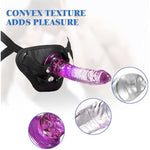 Strap On Dildo With Harness, Wearable Realistic Silicone Dildo Adult Sex Toy For Female Masturbation Women Lesbian Couples And Gay