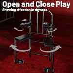 Bdsm Sex Chair, Multi-Functional Sex Furniture, With Handcuffs, Footcuffs, Neck Cuffs Restraints, Flexible Adjustment, Suitable For Couples Conditioning, Multi-Player Sex Games