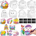 40 Piece Easter Magnet Painting Kit for Kids DIY Craft Supplies