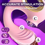 Rose Sex Toys Adult Toys For Women, G Spot Vibrator For Double Stimulation With 12 Vibrating & Tongue Licking Modes, Anal Dildos Adult Sex Toy Games Clitoral Licker Sex Novelties For Woman Couples