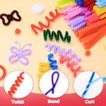 1000 Pcs Red Pipe Cleaners, Chenille Stems for DIY Crafts & Party Decor