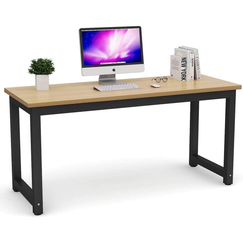 Computer Desk, Large Office Desk Computer Table Study Writing Desk For ...