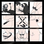 Bdsm Set Sex Bondage Restraint - With Adjustable Handcuffs And Anal Plug Toys Bondage Set Adult Game Sex Toys For Men And Women Couples. (11)